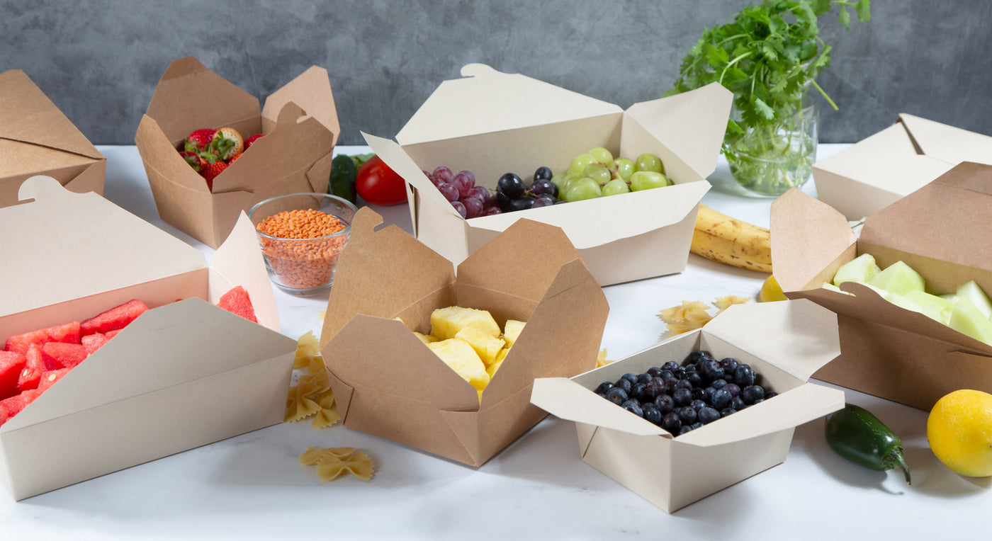 Paper Folding Take-Out Containers