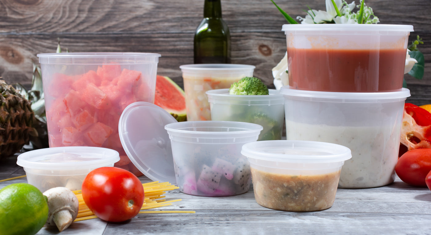 Plastic Deli / Soup / Pail Containers & Lids