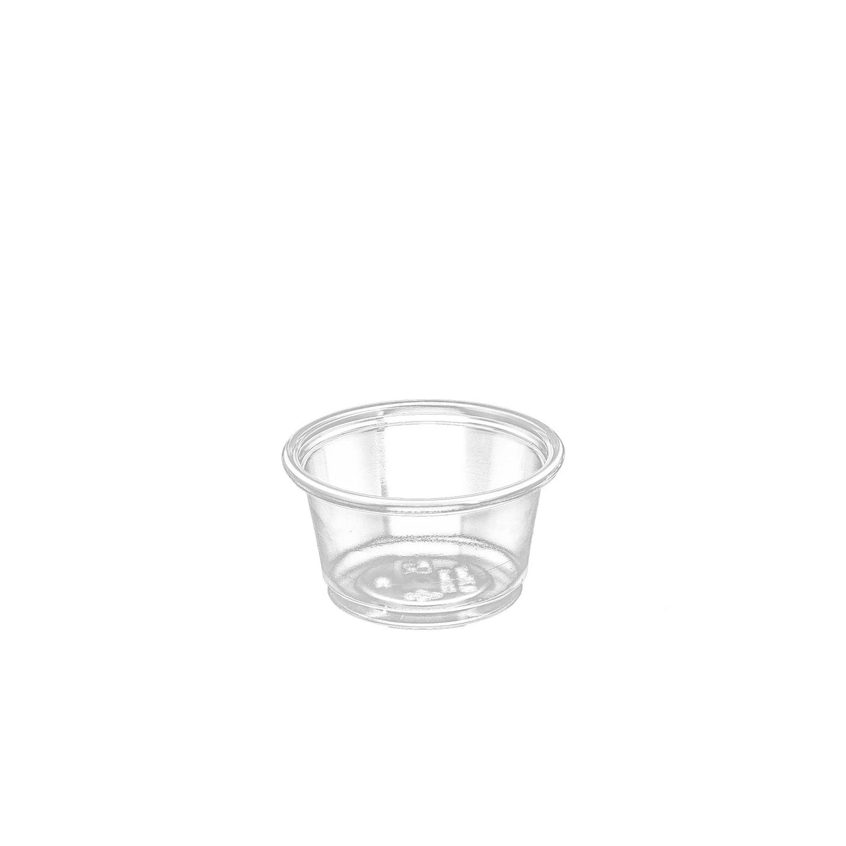 Clear Disposable Plastic Portion Cup 0.75oz