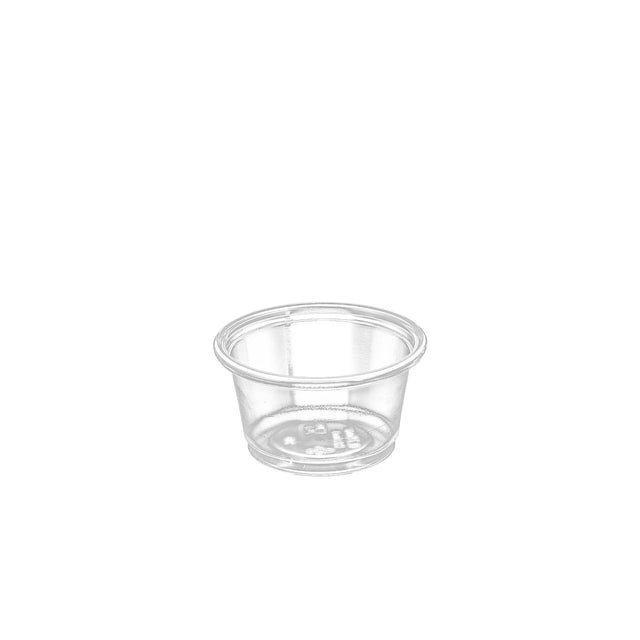 Clear Disposable Plastic Portion Cup 0.75oz