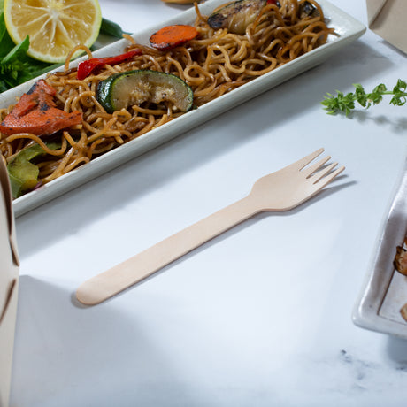 6 1/4" Wooden Fork (Wrapped) - 1000/Case