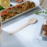 6 1/4" Wooden Spoon (Wrapped) - 1000/Case