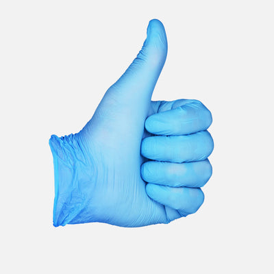 4 Mil Nitrile Gloves Powder Free (Medium,Blue) - 1000/Case