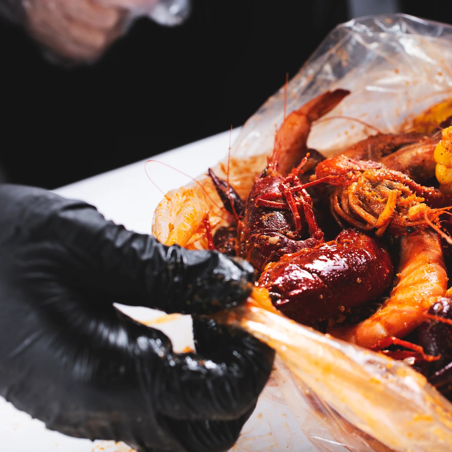 Black Nitrile Gloves for Food Service