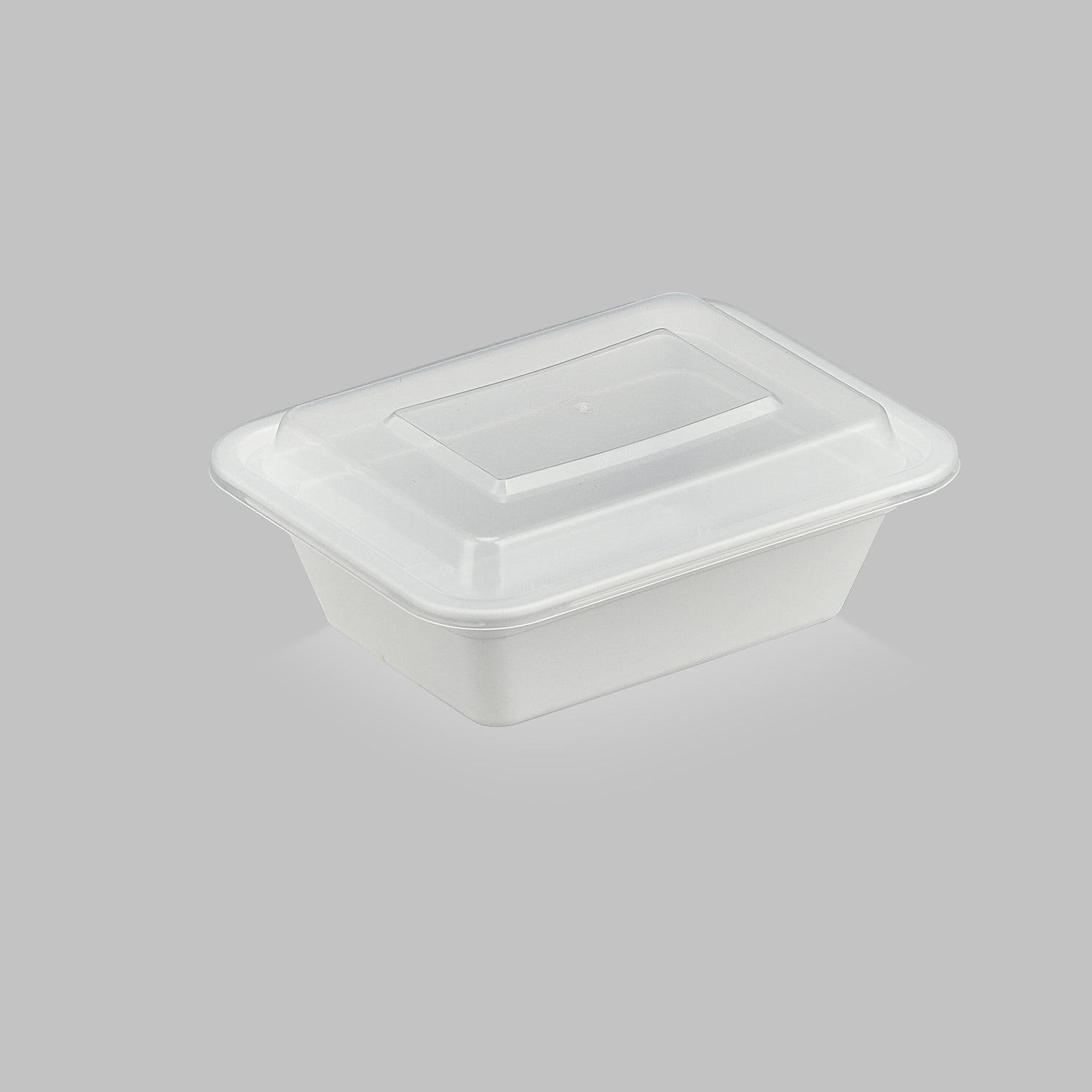 12 oz Premium 5" x 4" Rectangular Microwavable Combo (White) - 150/Case - ReztaurantDirect 