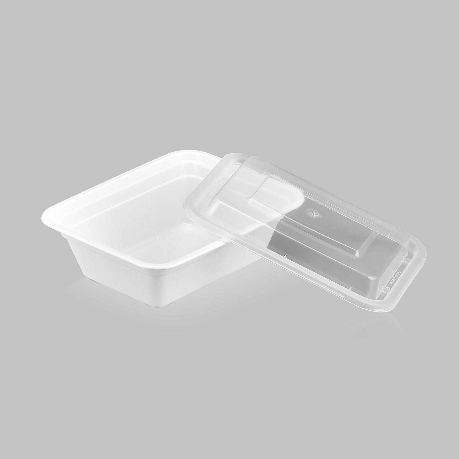 12 oz Premium 5" x 4" Rectangular Microwavable Combo (White) - 150/Case - ReztaurantDirect 