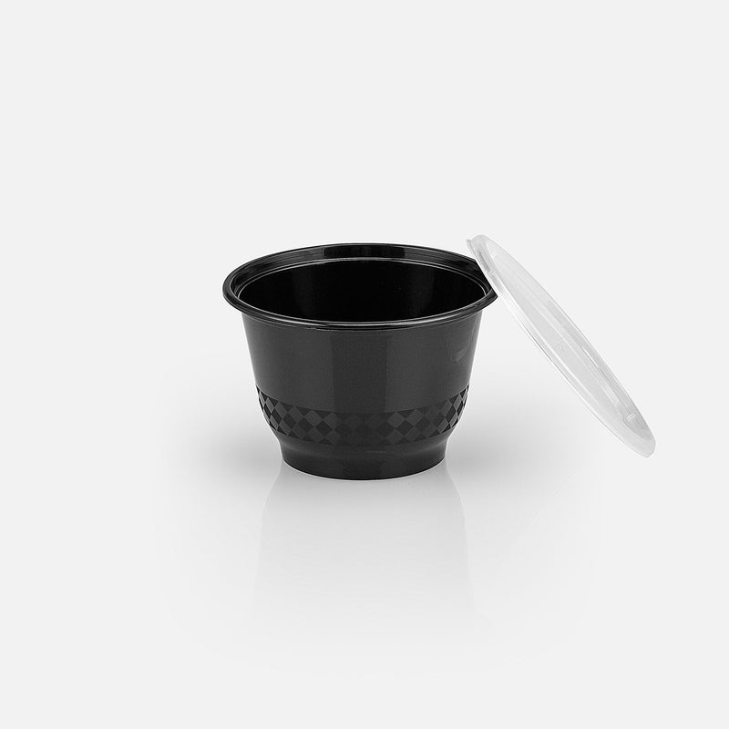 12 oz Premium 4" Bowl Combo (Black) - 240/Case