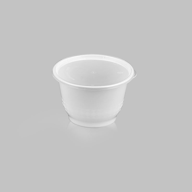 12 oz Premium 4" Bowl Combo (White) - 25/Case