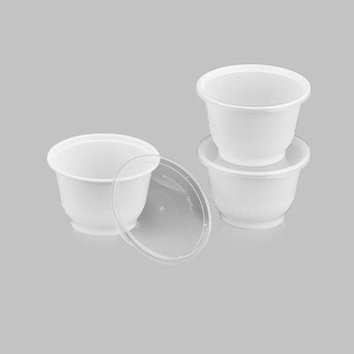 12 oz Premium 4" Bowl Combo (White) - 25/Case