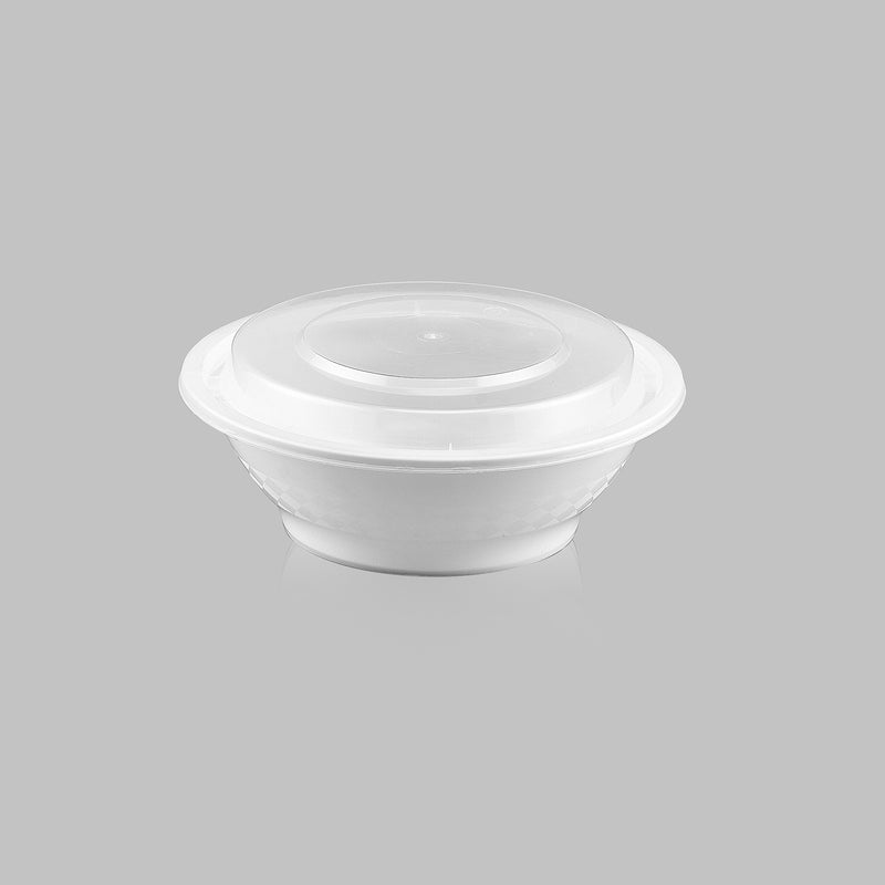 16 oz Premium 6" Bowl Combo (White) - 150/Case