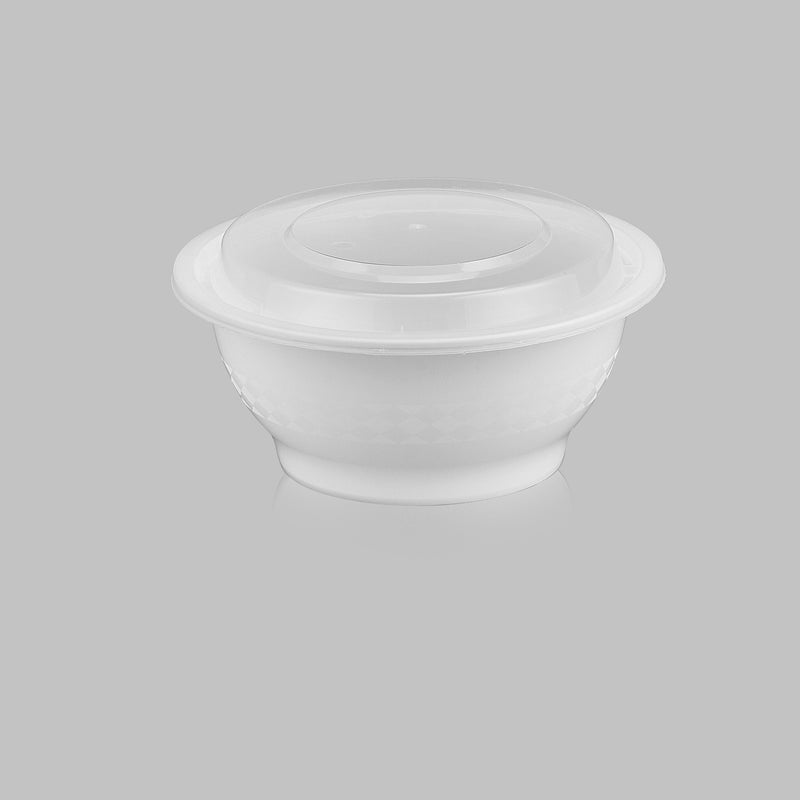 24 oz Premium 6" Bowl Combo (White) - 150/Case