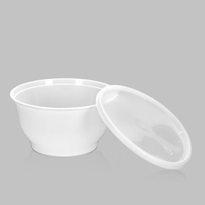 36 oz Premium 7" Bowl Combo (White) - 150/Case