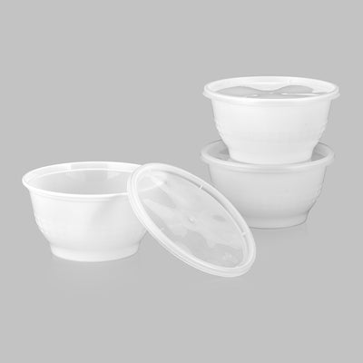 36 oz Premium 7" Bowl Combo (White) - 150/Case