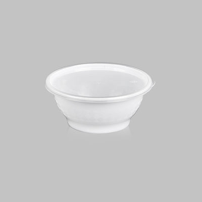 8 oz Premium 4" Bowl Combo (White) - 25/Case