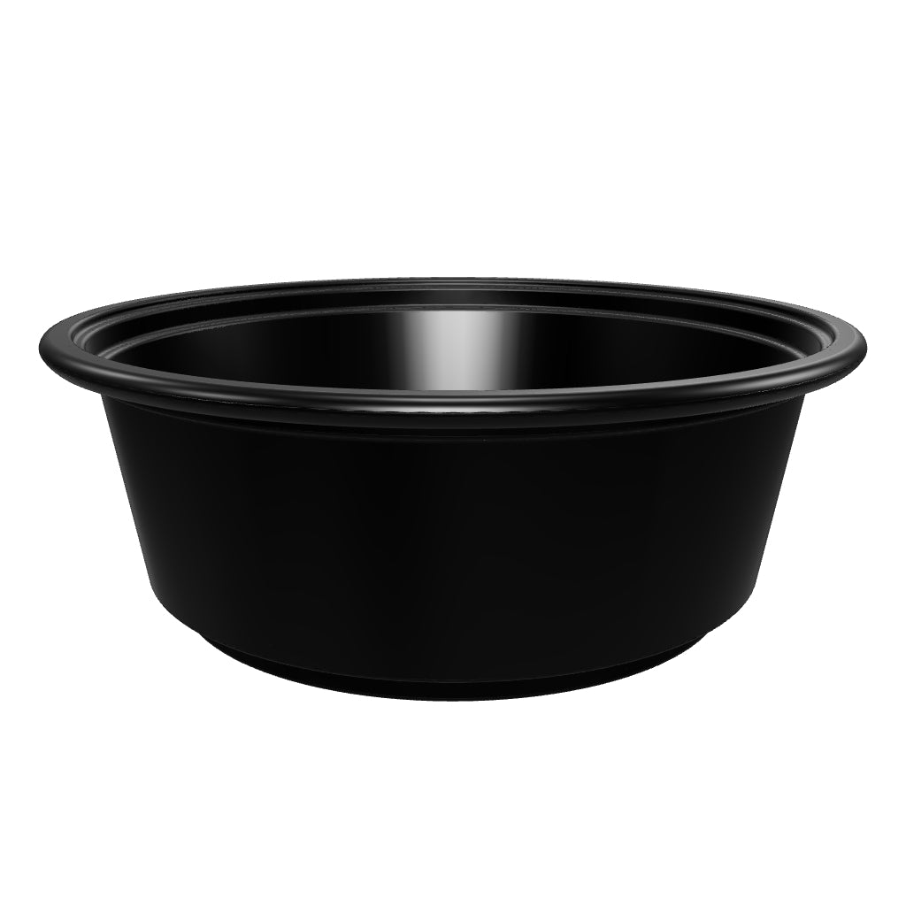 Black Plastic Portion Cup (1.5 oz)- 2500/case