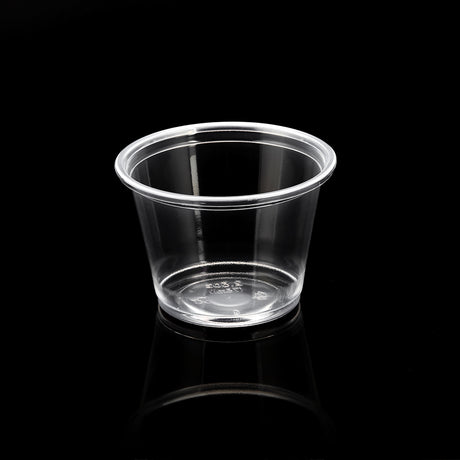 ezSelect Clear Plastic Portion Cup (2.5 oz) - 2500/case