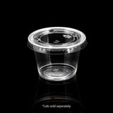 ezSelect Clear Plastic Portion Cup (2.5 oz) - 2500/case - ReztaurantDirect 