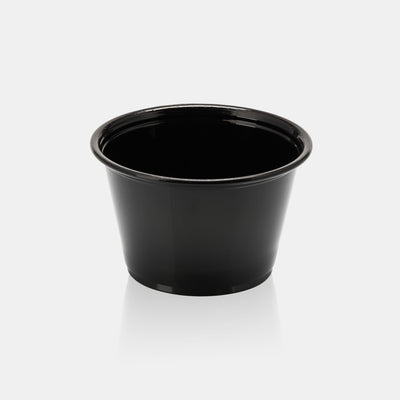 4 oz PP Portion Cup (Black) - 2500/Case