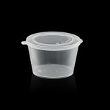 ezSelect Portion Cup with Hinged Lid (3 oz, Clear) - 2000/case - ReztaurantDirect 