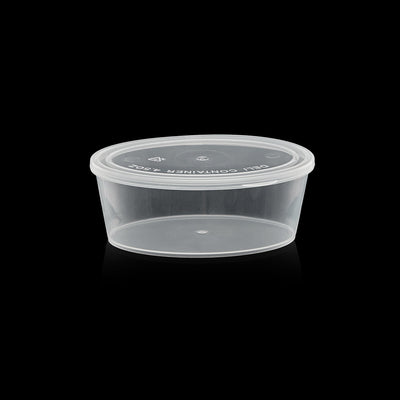 4.5 oz Hinged PP Portion (Clear) - 1000/Case