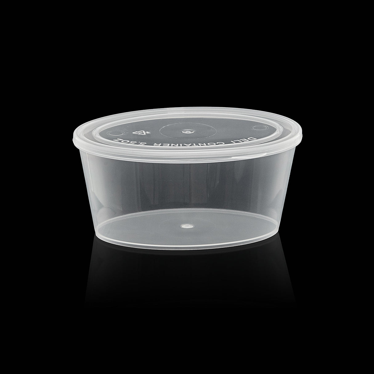 ezSelect Portion Cup with Hinged Lid (5.5 oz, Clear) - 1000/case - ReztaurantDirect 