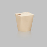 16 oz PE Coated Round Oyster Pail (Bamboo) - 500/Case