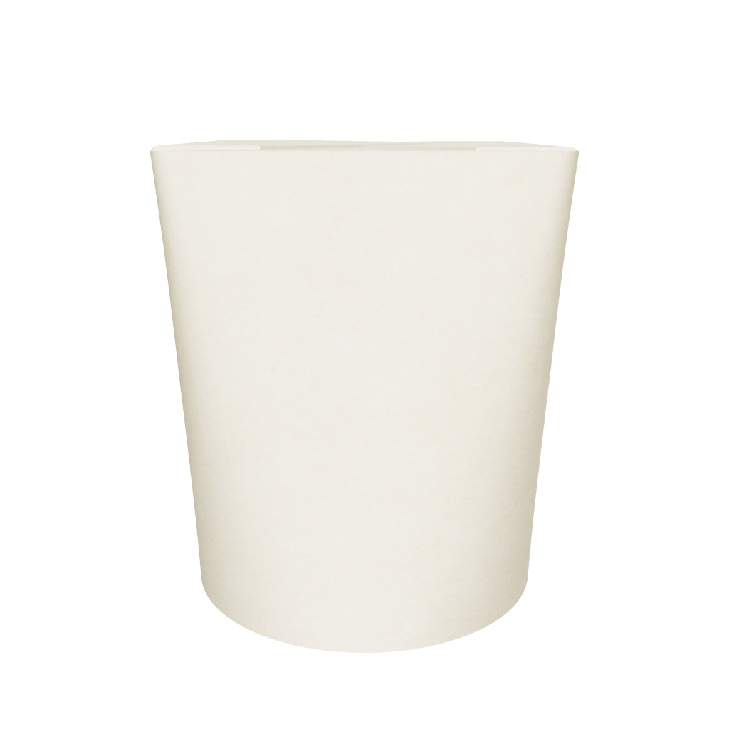 16 oz PE Coated Round Oyster Pail (Bamboo) - 500/Case