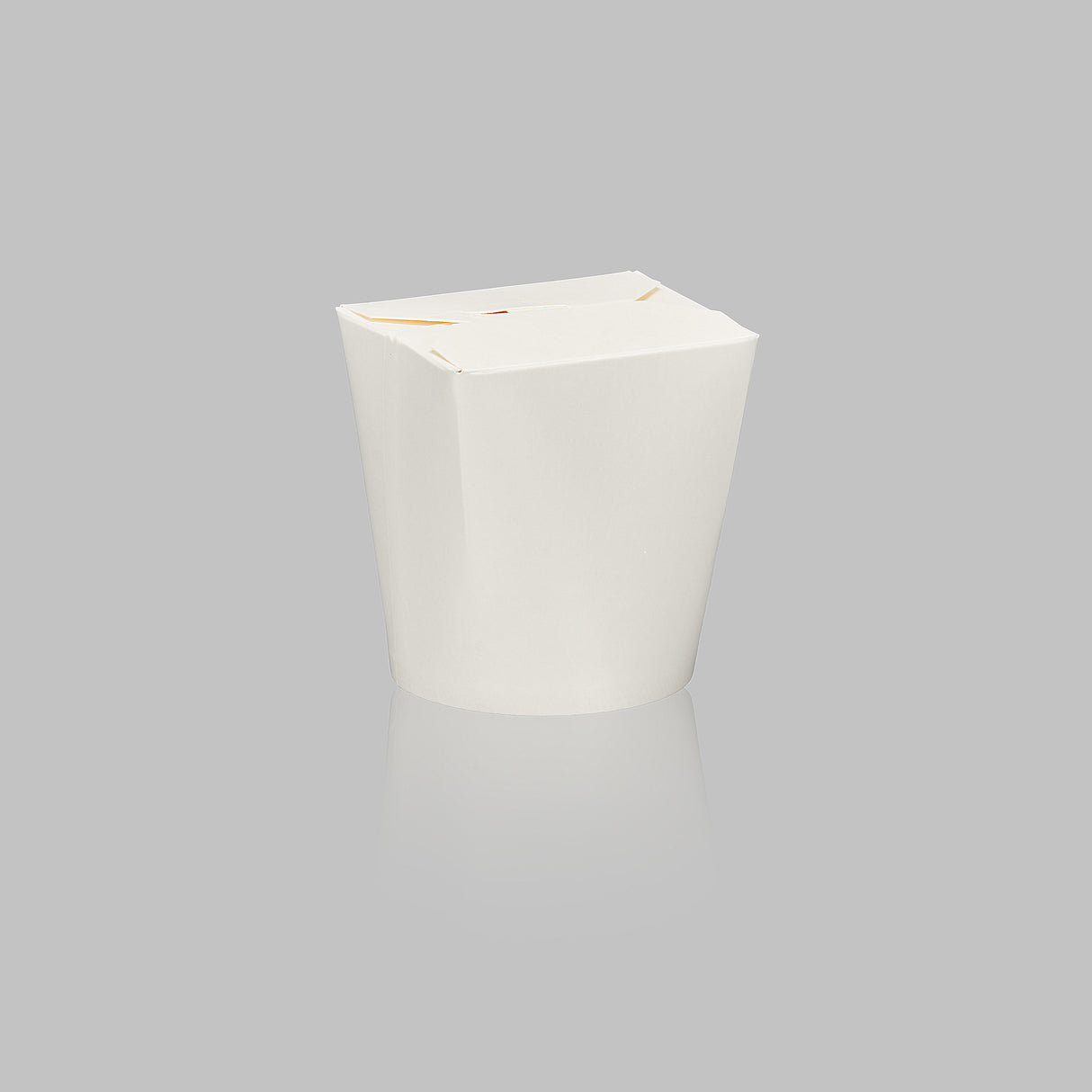 16 oz PE Coated Round Oyster Pail (White) - 500/Case