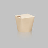 26 oz PE Coated Round Oyster Pail (Bamboo) - 500/Case