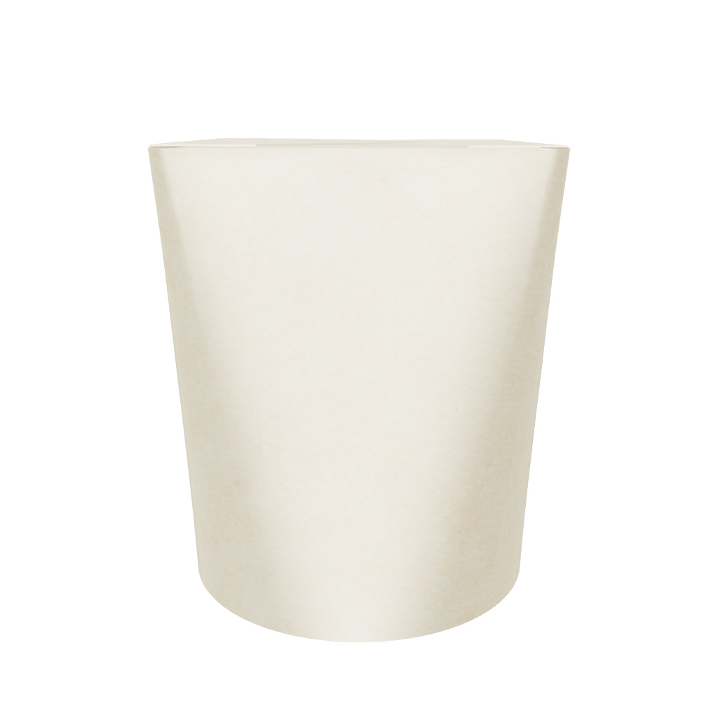 26 oz PE Coated Round Oyster Pail (Bamboo) - 500/Case