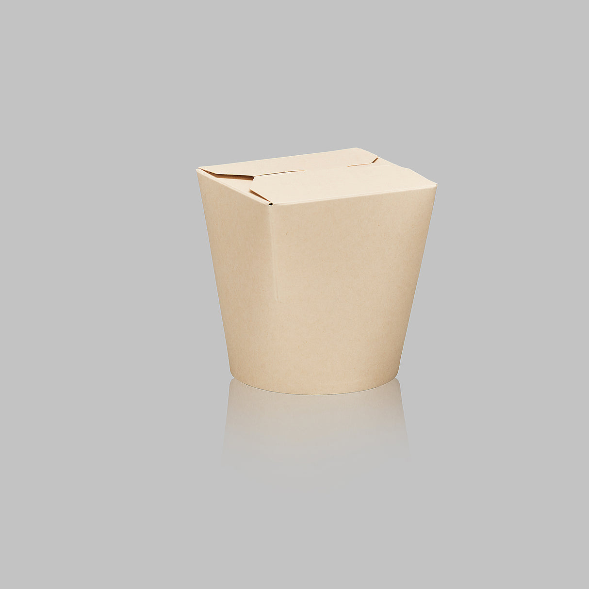 32 oz PE Coated Round Oyster Pail (Bamboo) - 500/Case