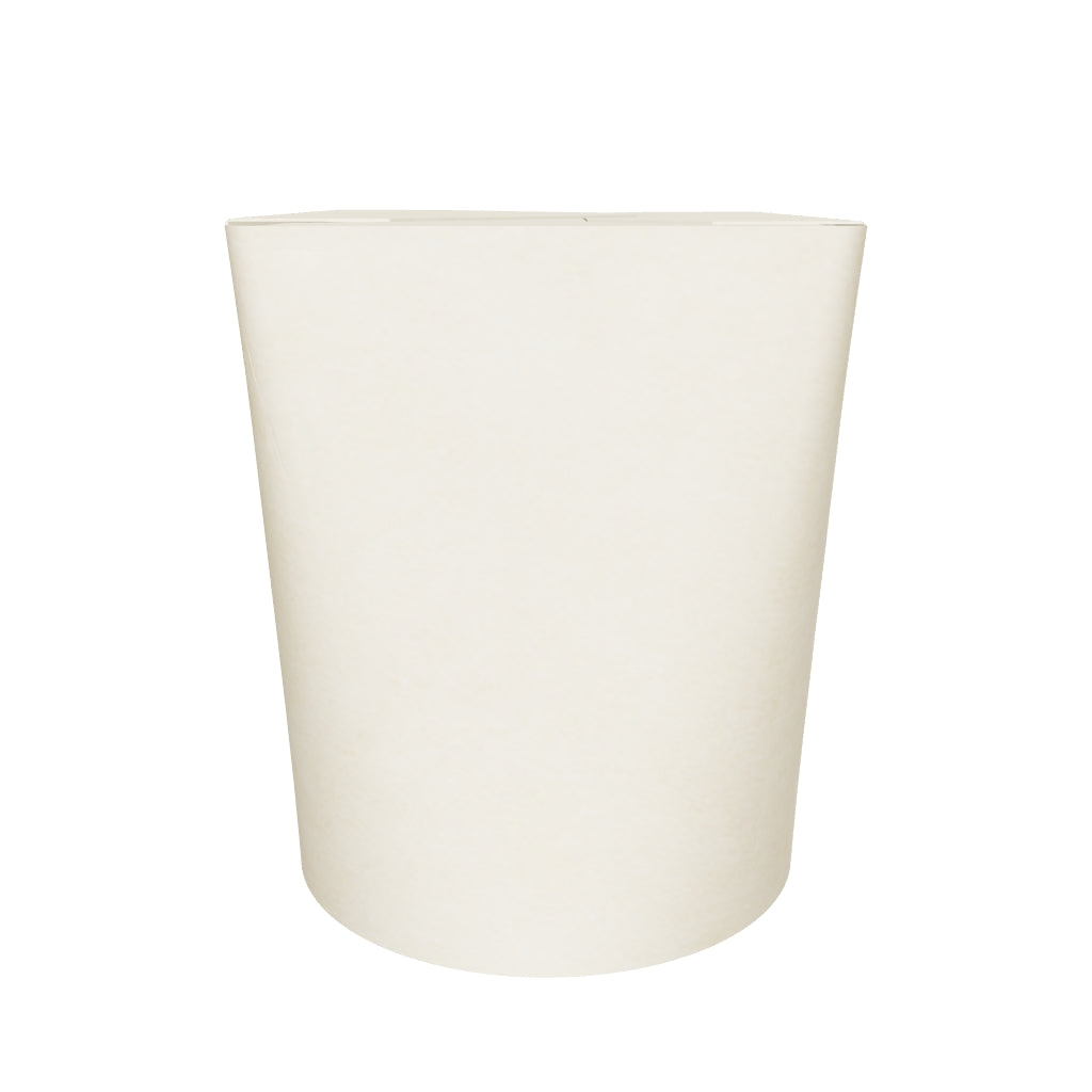 32 oz PE Coated Round Oyster Pail (Bamboo) - 500/Case