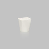 8 oz PE Coated Round Oyster Pail (White) - 500/Case