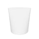 8 oz PE Coated Round Oyster Pail (White) - 500/Case