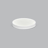 32 oz Double Coated PE Coated Paper Food Cup Paper Lid (White) - 500/Case