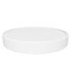 32 oz Double Coated PE Coated Paper Food Cup Paper Lid (White) - 500/Case