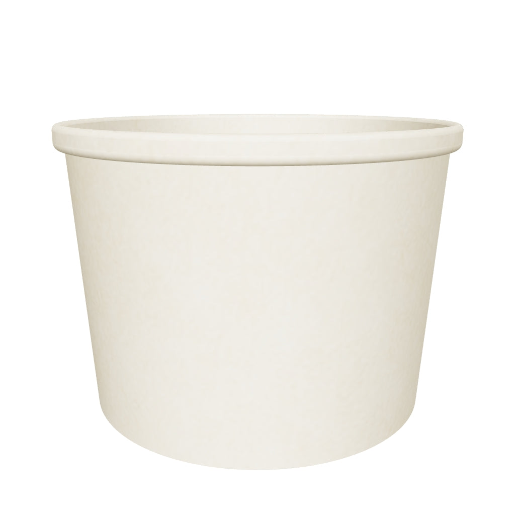 12 oz Double Coated PE Paper Food Cup (Bamboo) - 500/Case