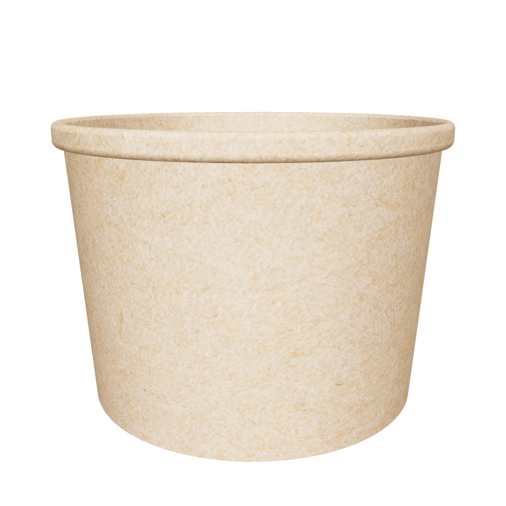 12 oz PE Coated Paper Food Cup (Kraft) - 500/Case