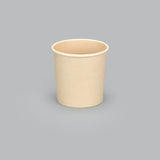 16 oz Double Coated PE Paper Food Cup (Bamboo) - 500/Case