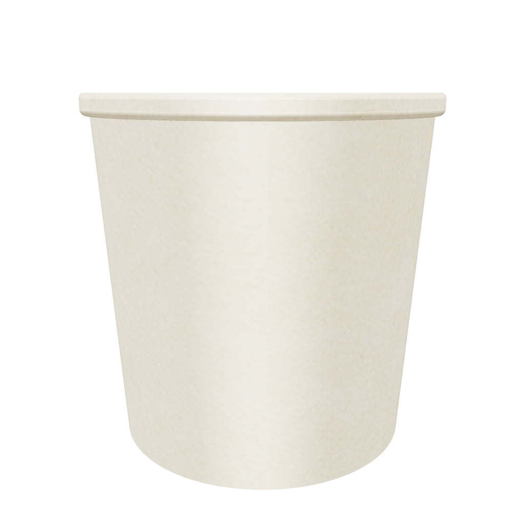 16 oz Double Coated PE Paper Food Cup (Bamboo) - 500/Case