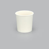 16 oz Double Coated PE Paper Food Cup (White) - 500/Case