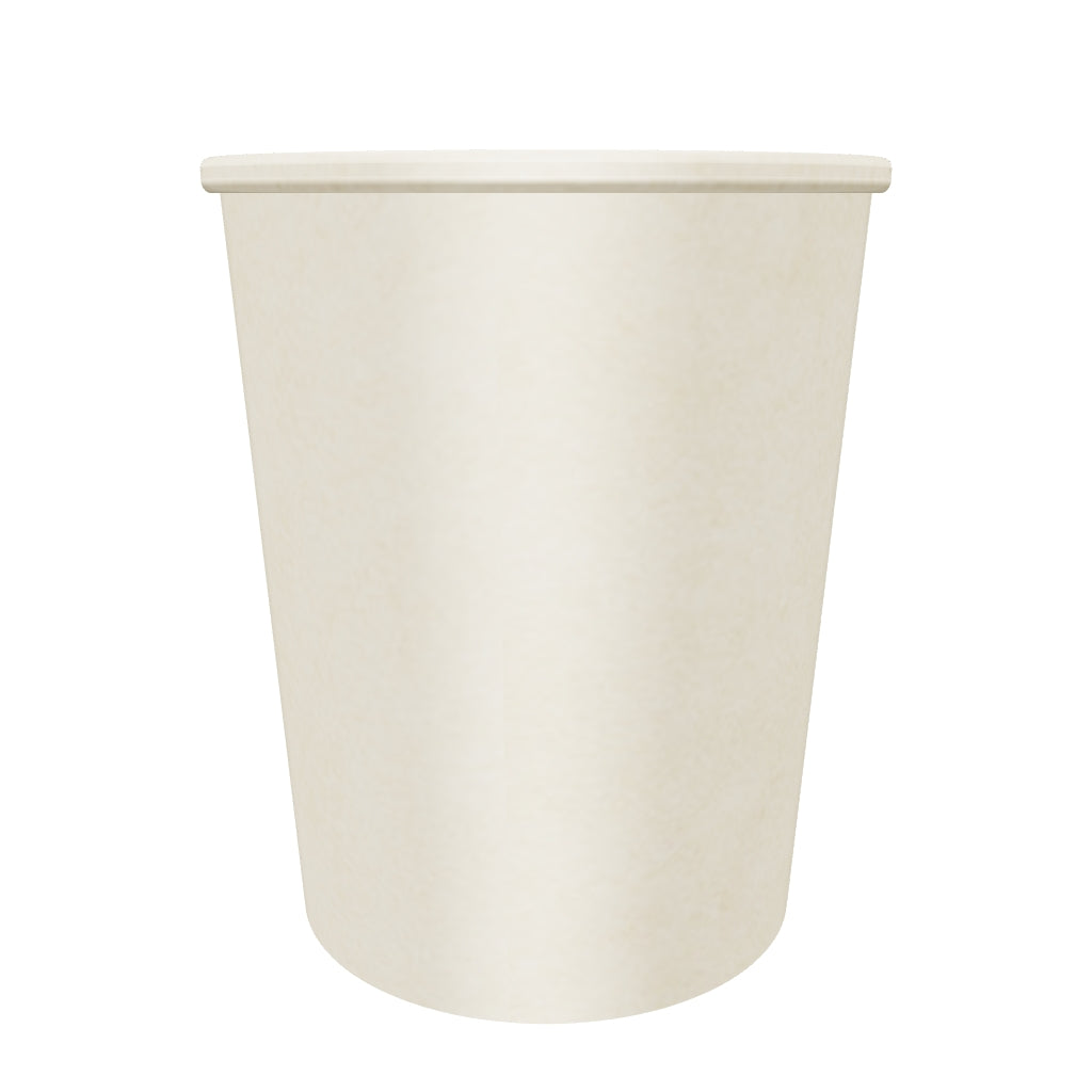 32 oz Double Coated PE Paper Food Cup (Bamboo) - 500/Case