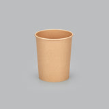 32 oz PE Coated Paper Food Cup (Kraft) - 500/Case