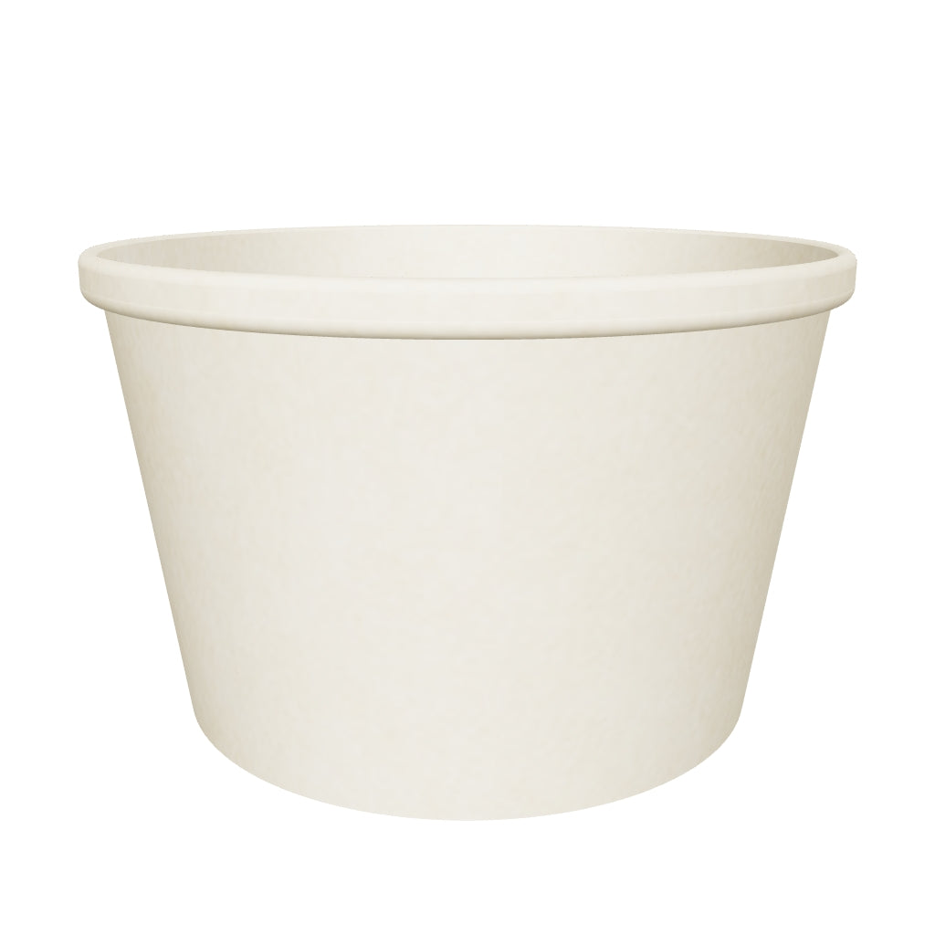 8 oz Double Coated PE Paper Food Cup (Bamboo) - 500/Case