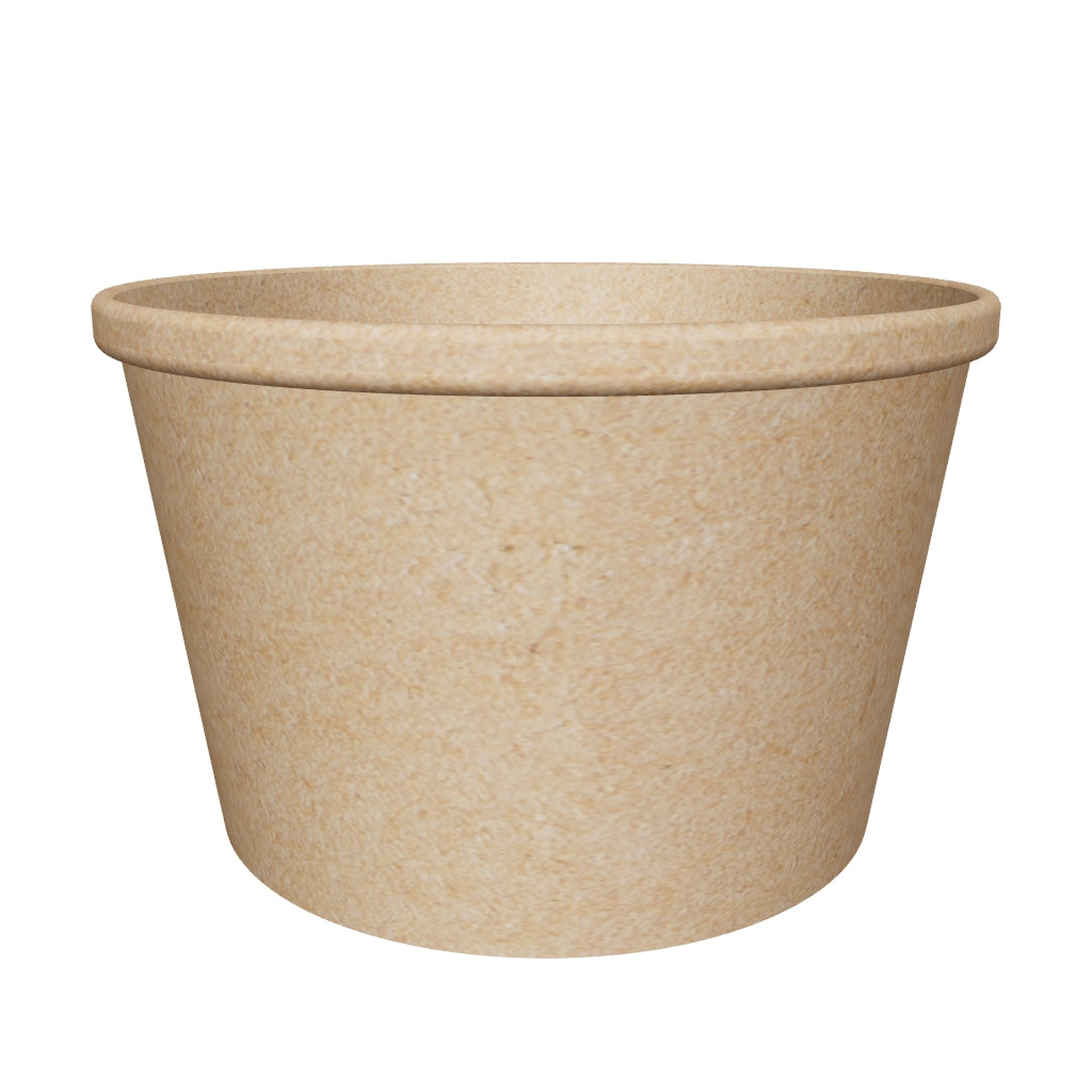 8 oz PE Coated Paper Food Cup (Kraft) - 500/Case