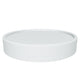 8 - 16 oz Double Coated PE Coated Paper Food Cup Paper Lid (White) - 500/Case