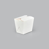 16 oz PE Coated Square Oyster Pail (White) - 500/Case