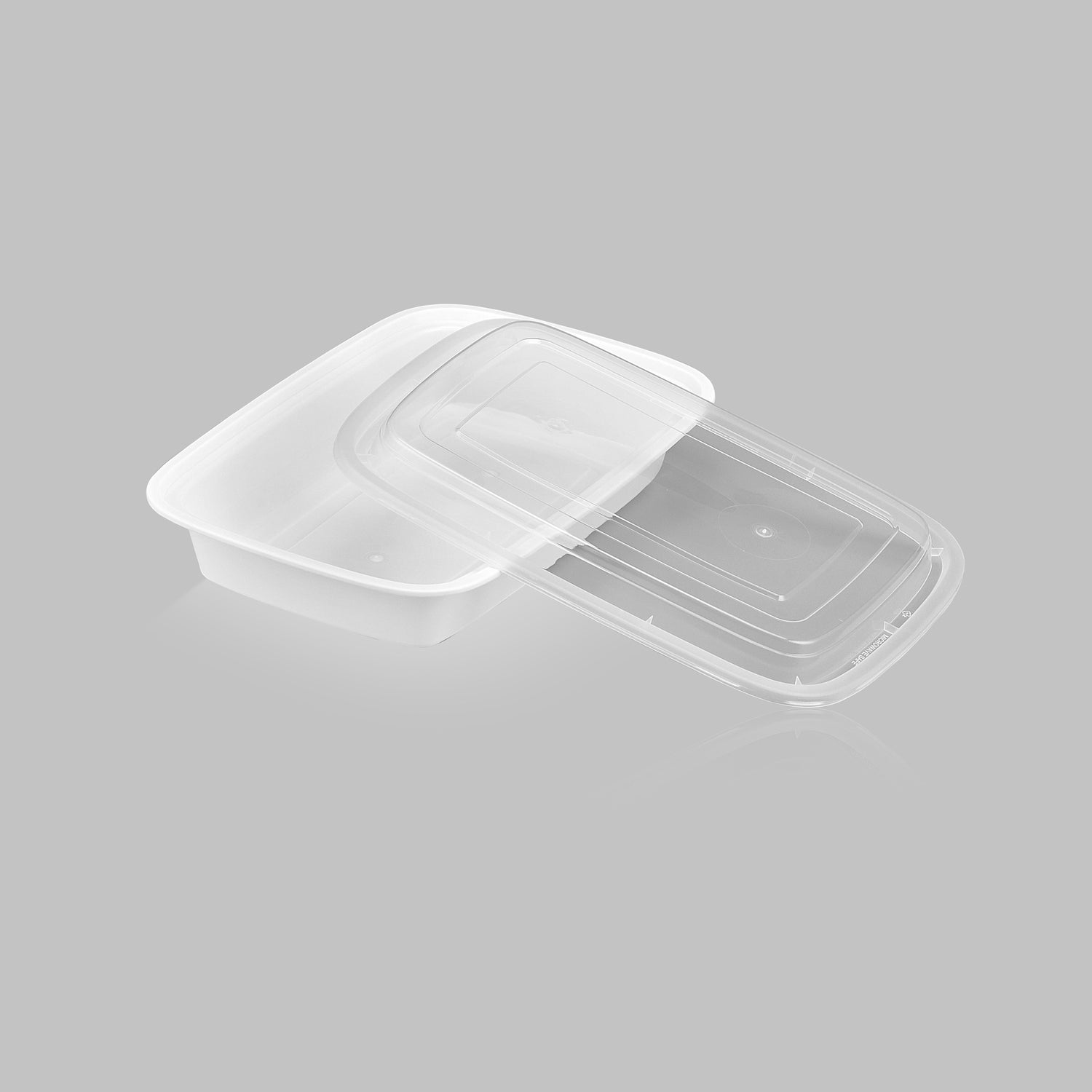 28 oz Value 8" x 6" Oblong Microwavable Combo (White) - 150/Case - ReztaurantDirect 