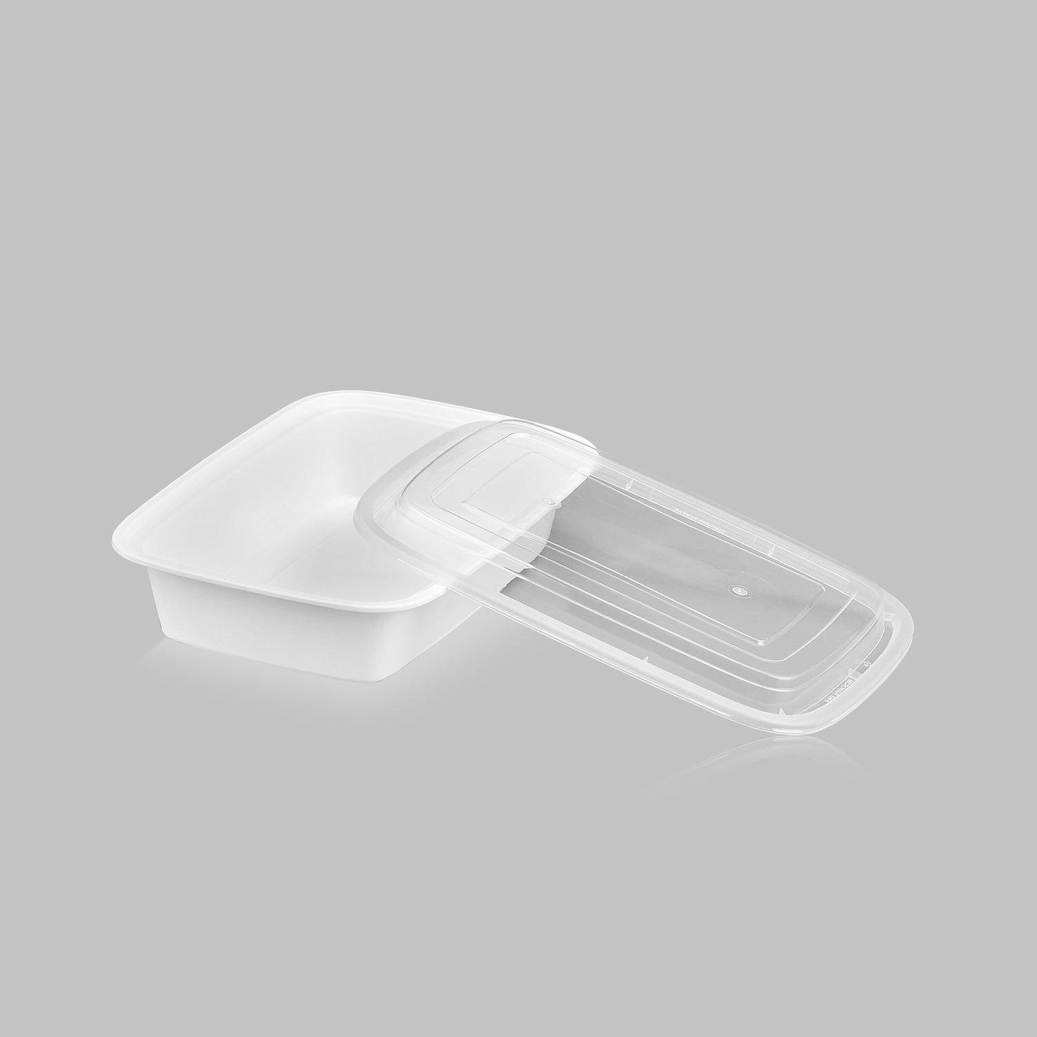 32 oz Value 8" x 6" Oblong Microwavable Combo (White) - 150/Case - ReztaurantDirect 