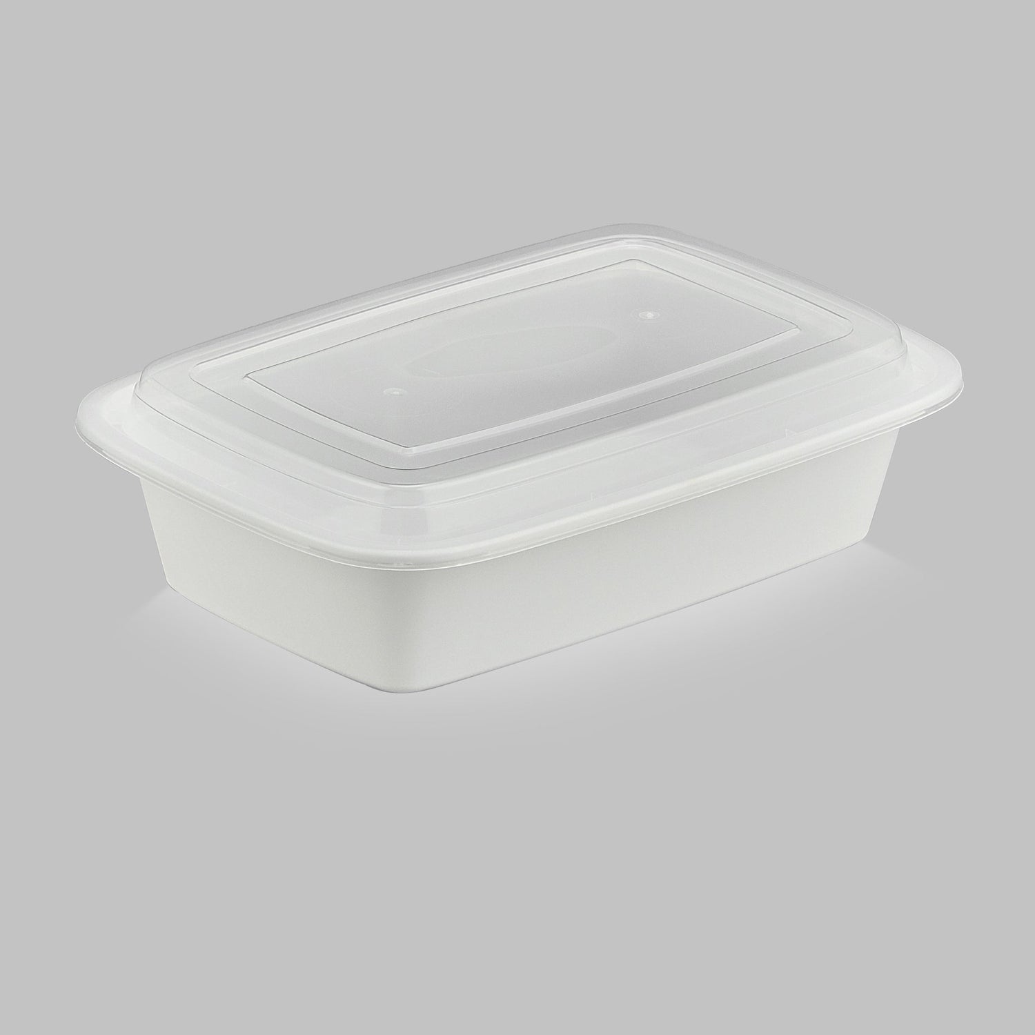 38 oz Value 8" x 6" Oblong Microwavable Combo (White) - 150/Case - ReztaurantDirect 